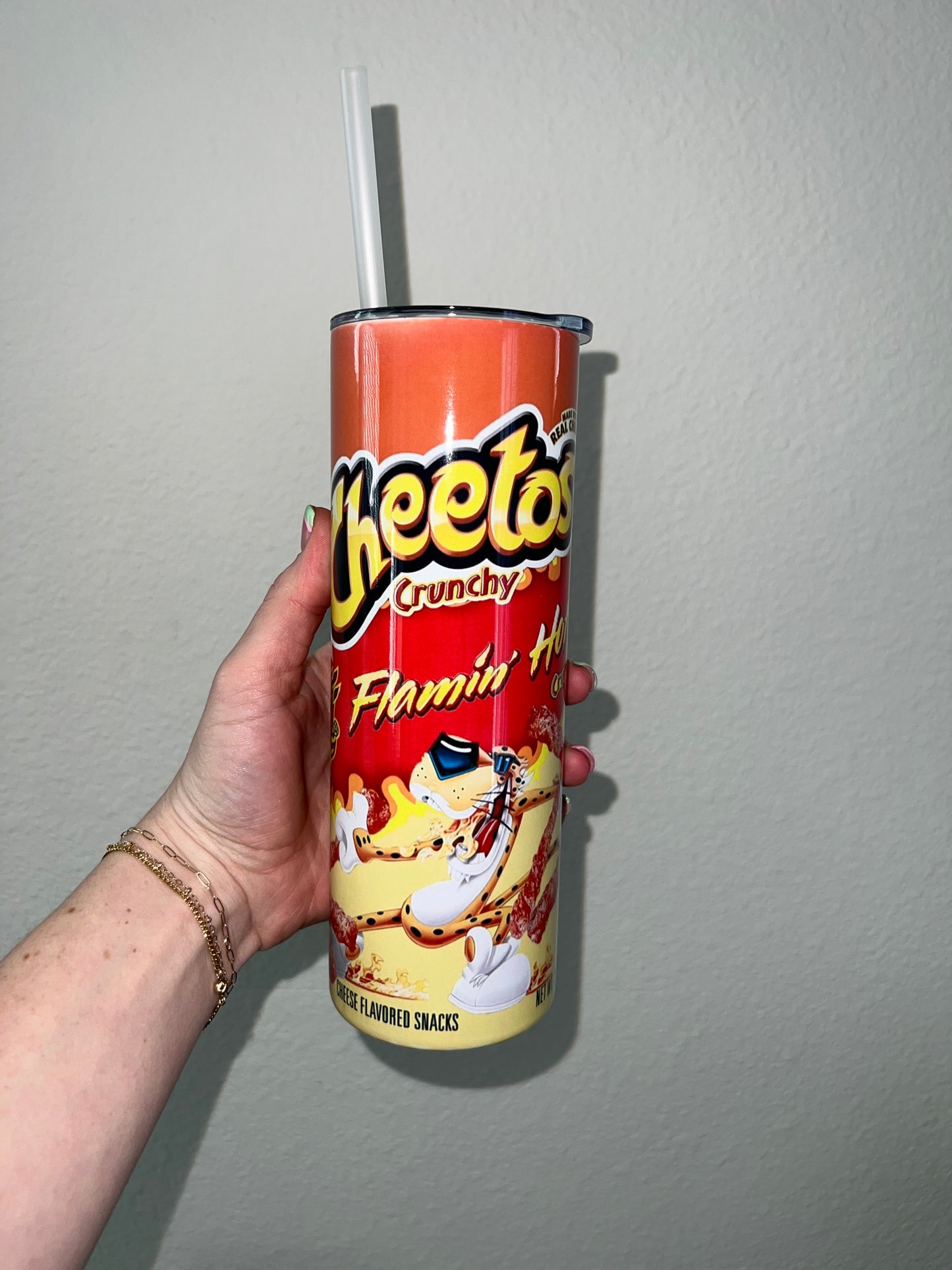 Hot Cheetos Skinny Tumbler