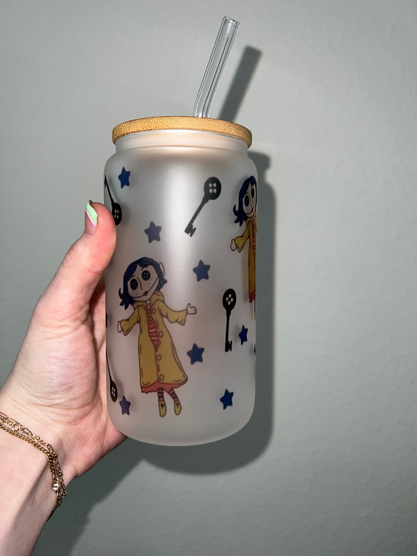 Coraline Soda Can Glass