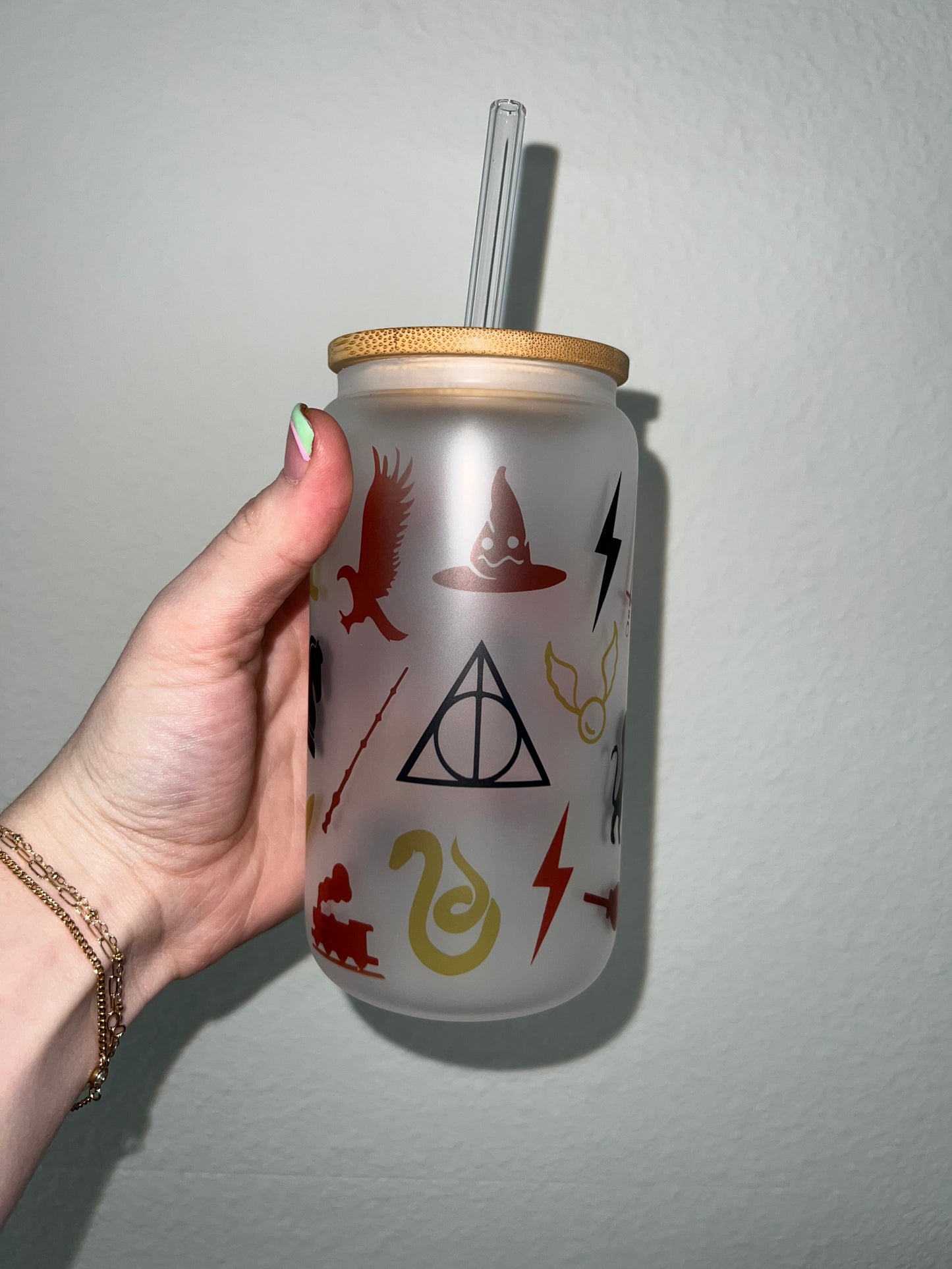 Wizard Wrap Soda Can Glass