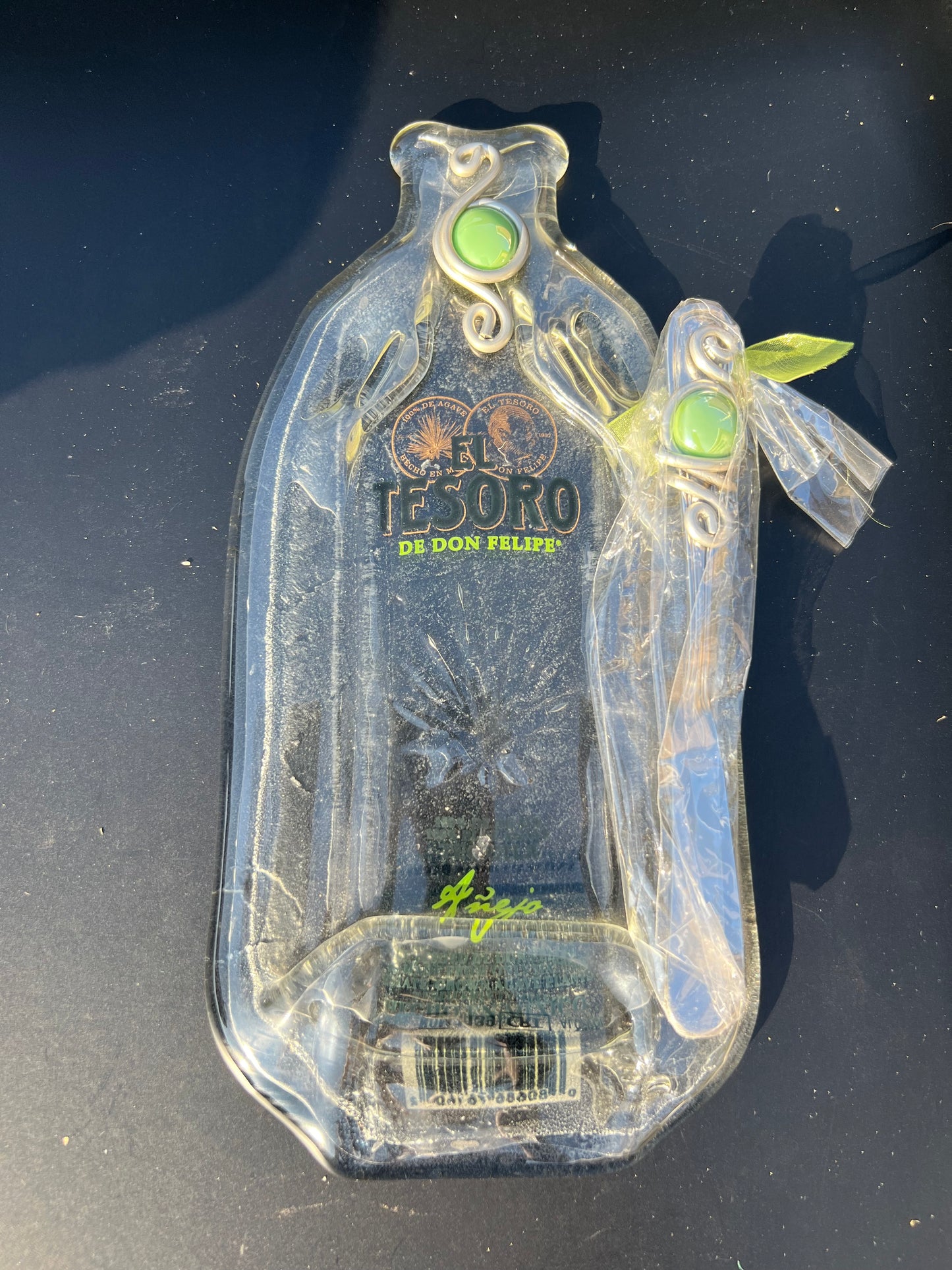 El Tesoro Melted Bottle- Lime Green