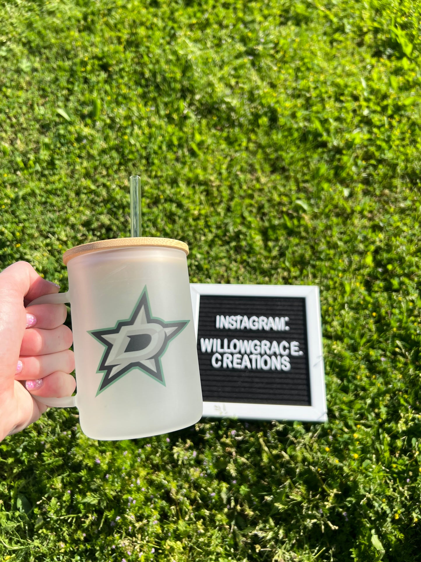 Dallas Stars Glass Coffee Mug