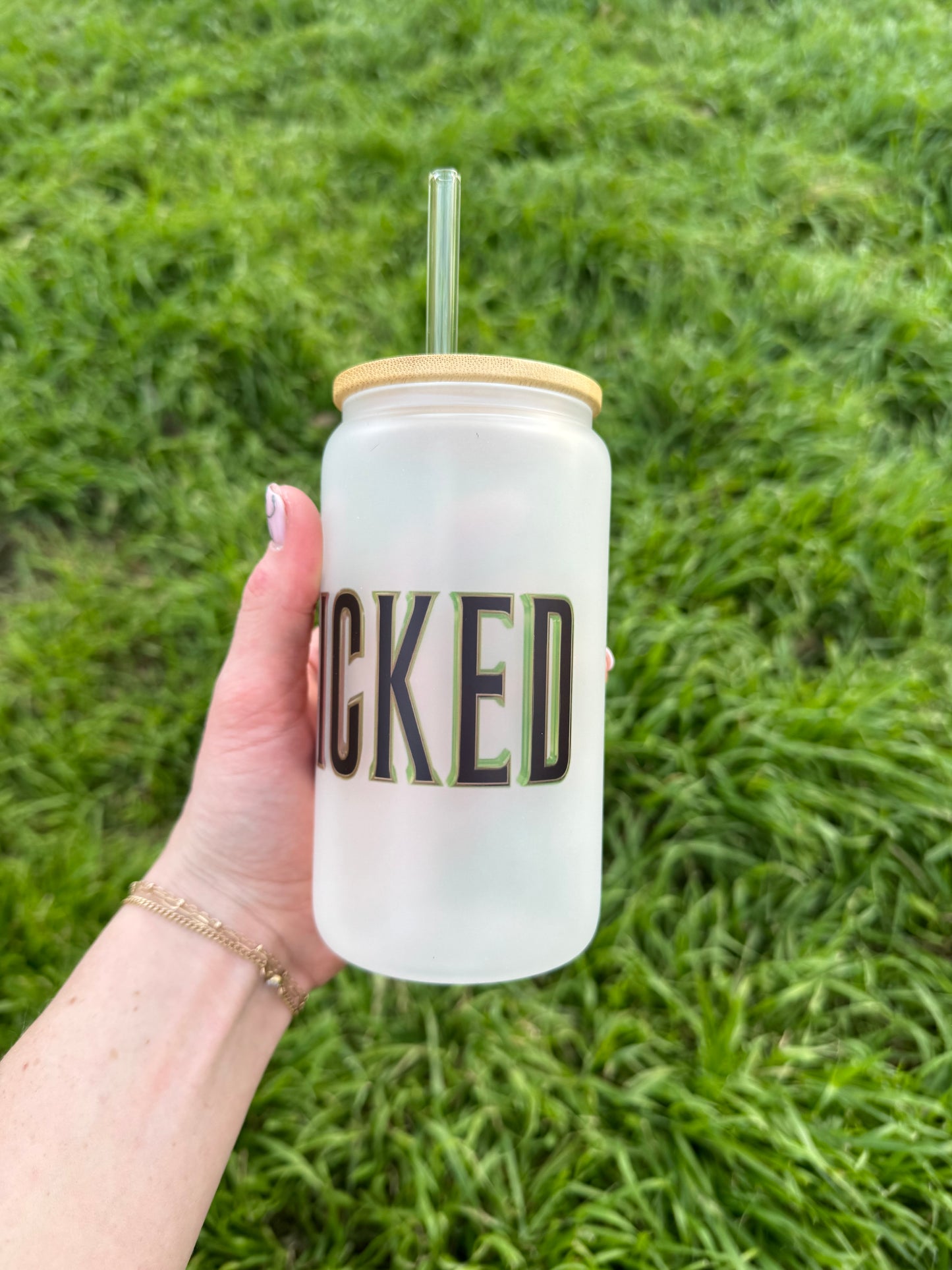 Wicked Logo Soda Can Glass