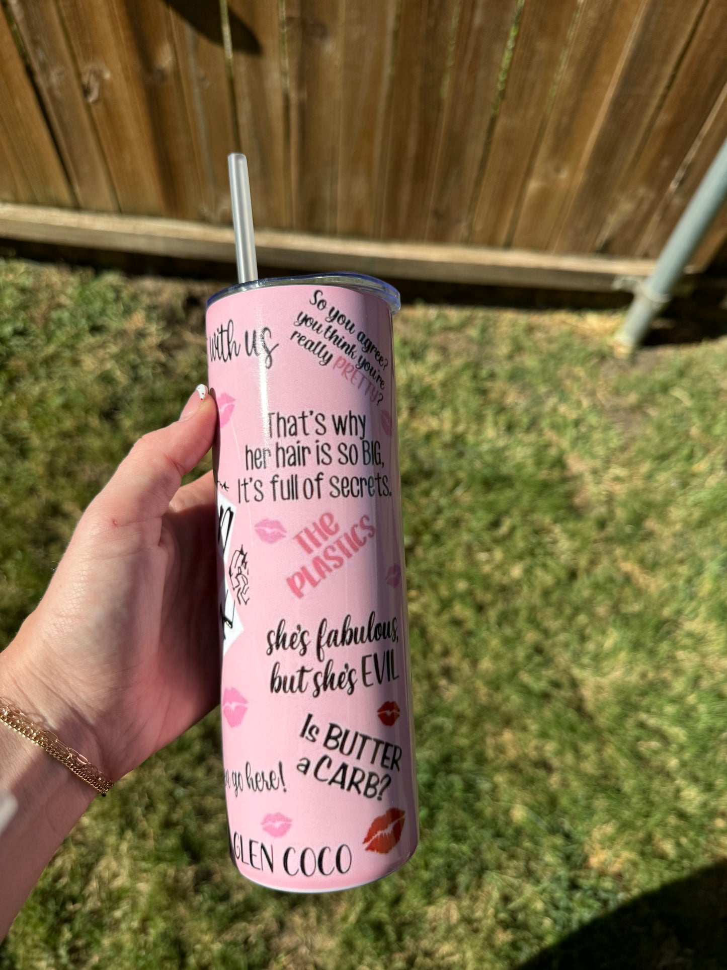Burn Book Skinny Tumbler