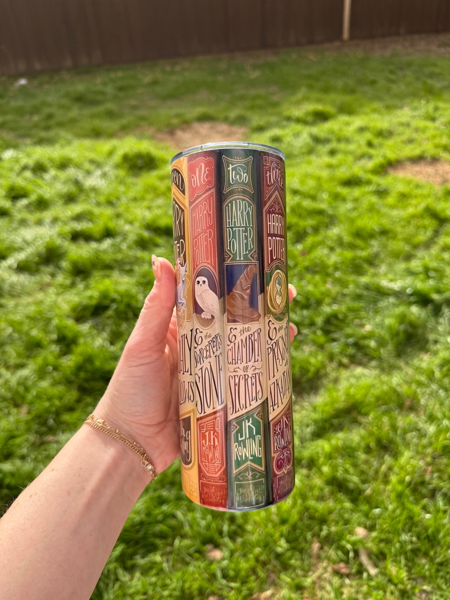 Harry Potter Books Skinny Tumbler