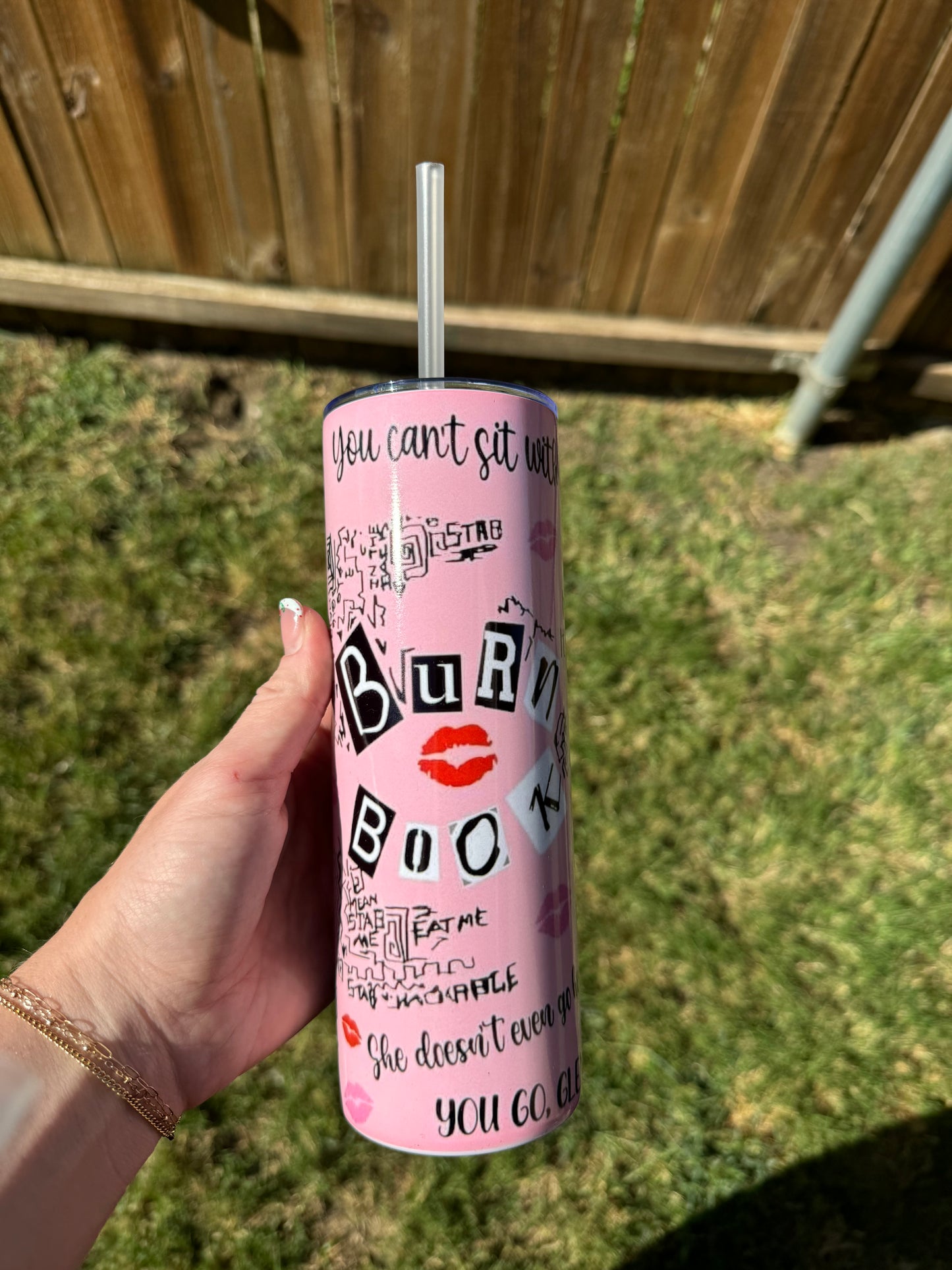 Burn Book Skinny Tumbler