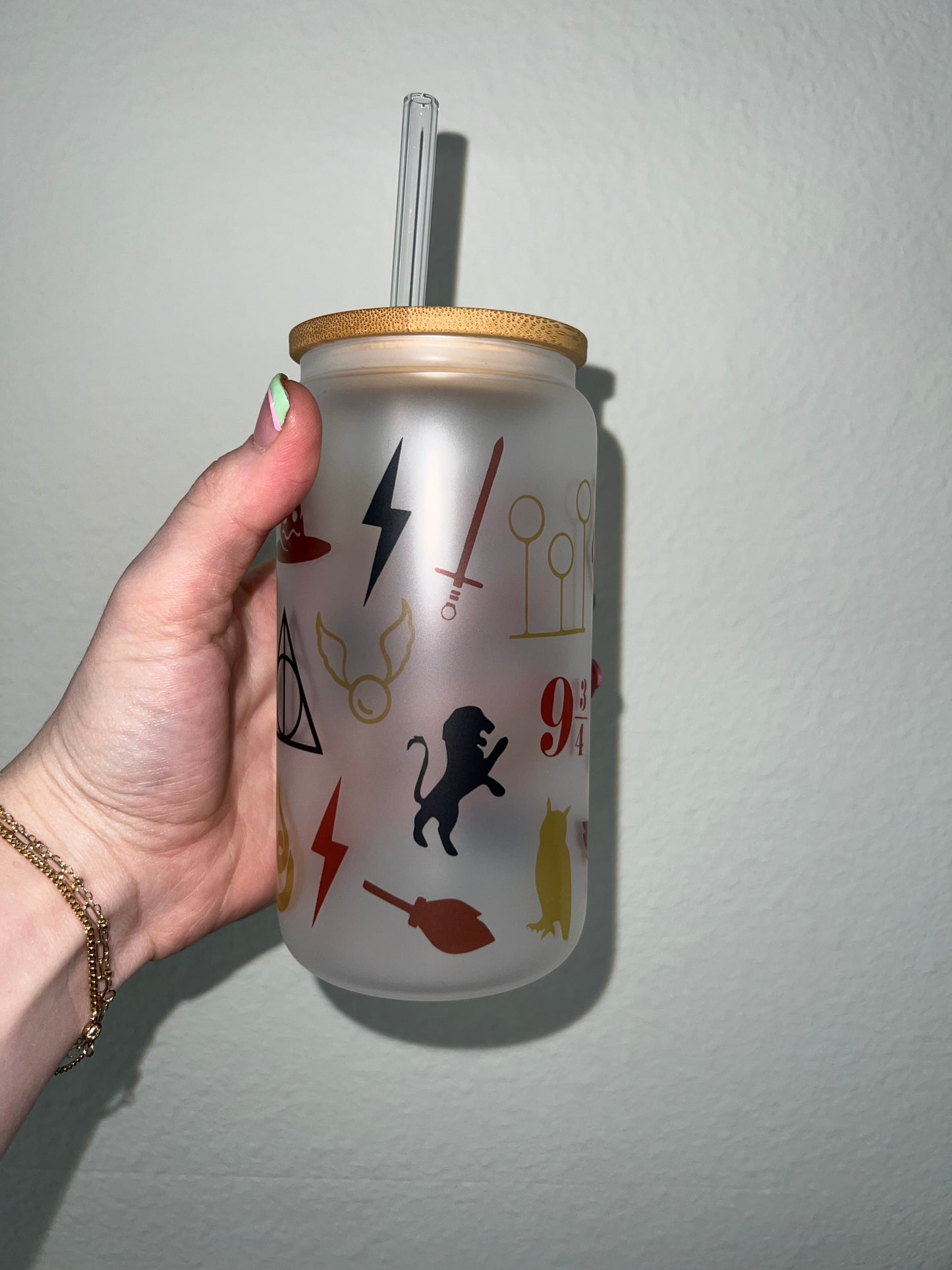 Wizard Wrap Soda Can Glass