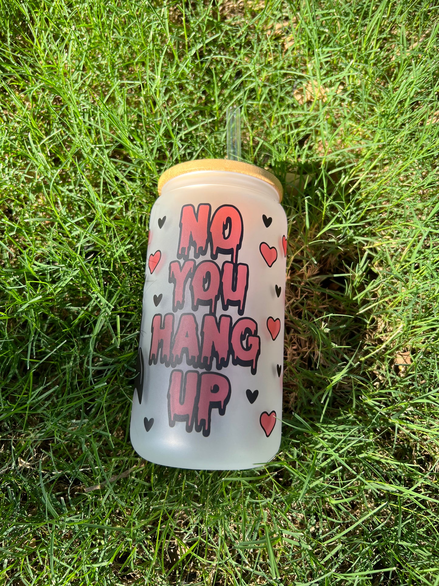 Scream Frosted Soda Can Glass