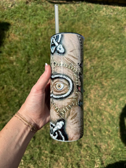 Witch Sisters Book Skinny Tumbler