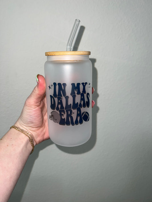 Dallas Era Soda Can Glass