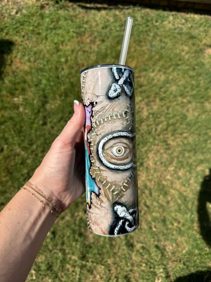 Witch Sisters Book Skinny Tumbler