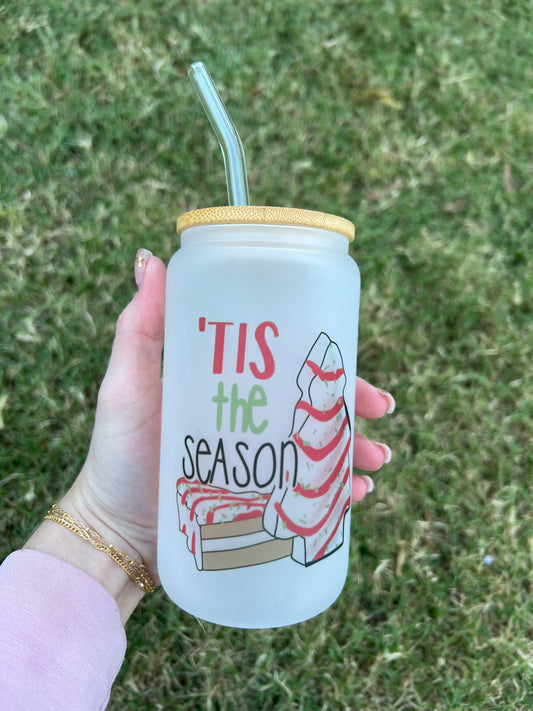 'Tis The Season Tree Soda Can Glass