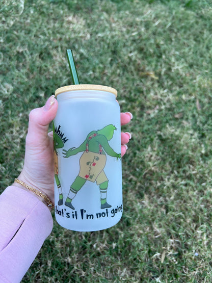 That's It I'm Not Going Soda Can Glass