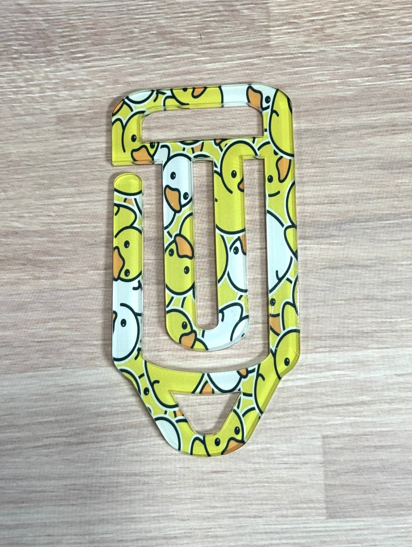 Ducks Acrylic Pencil Paperclip
