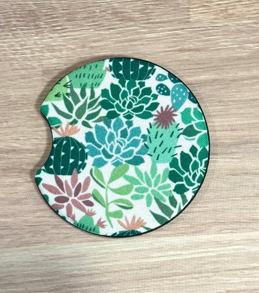 Succulent Car Coaster