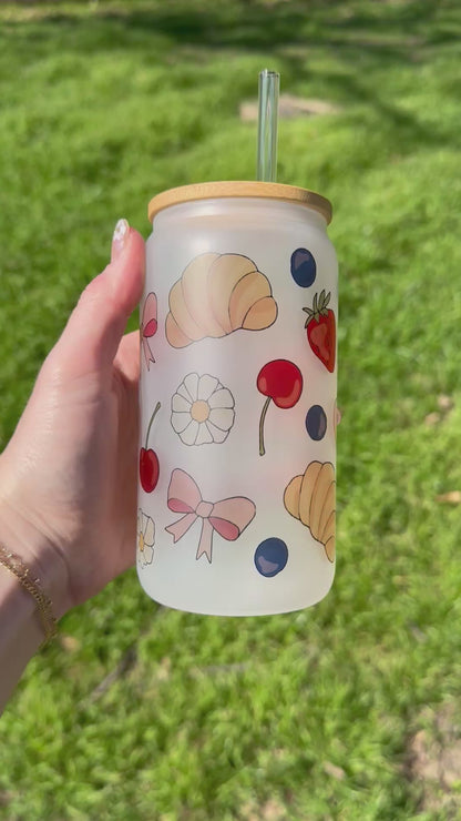 Croissant Soda Can Glass